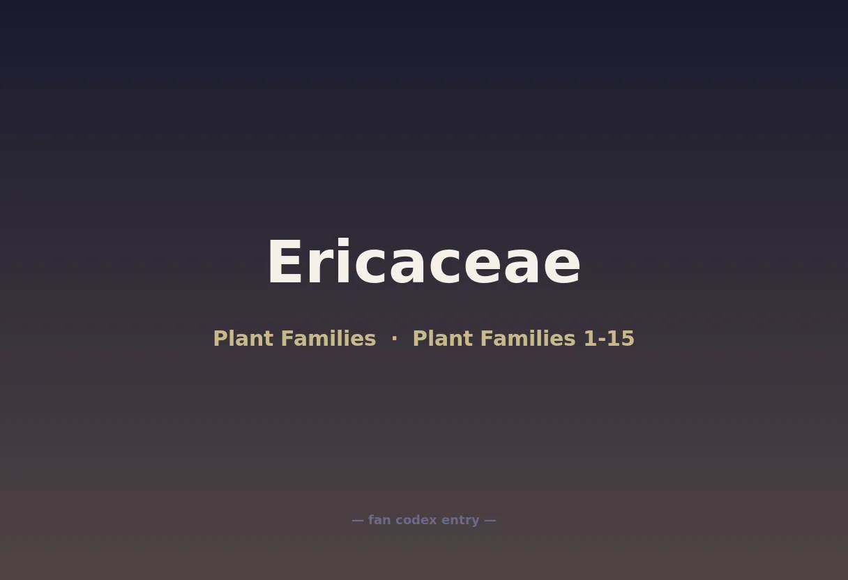 Ericaceae