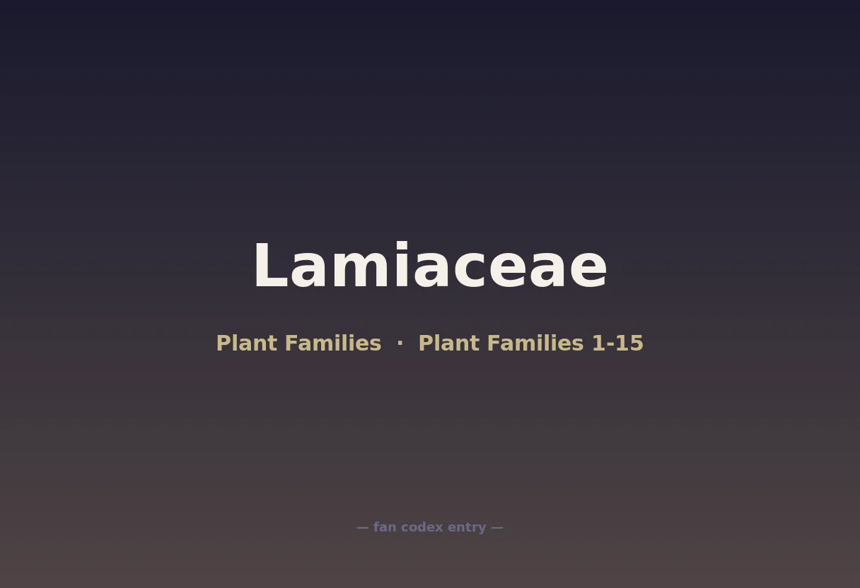 Lamiaceae